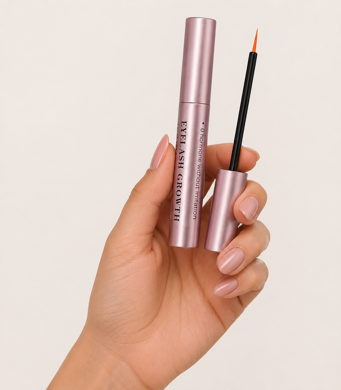 Aurelle Lash Growth Serum held in hand